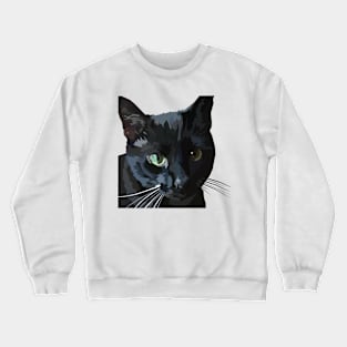 Black Cat Crewneck Sweatshirt